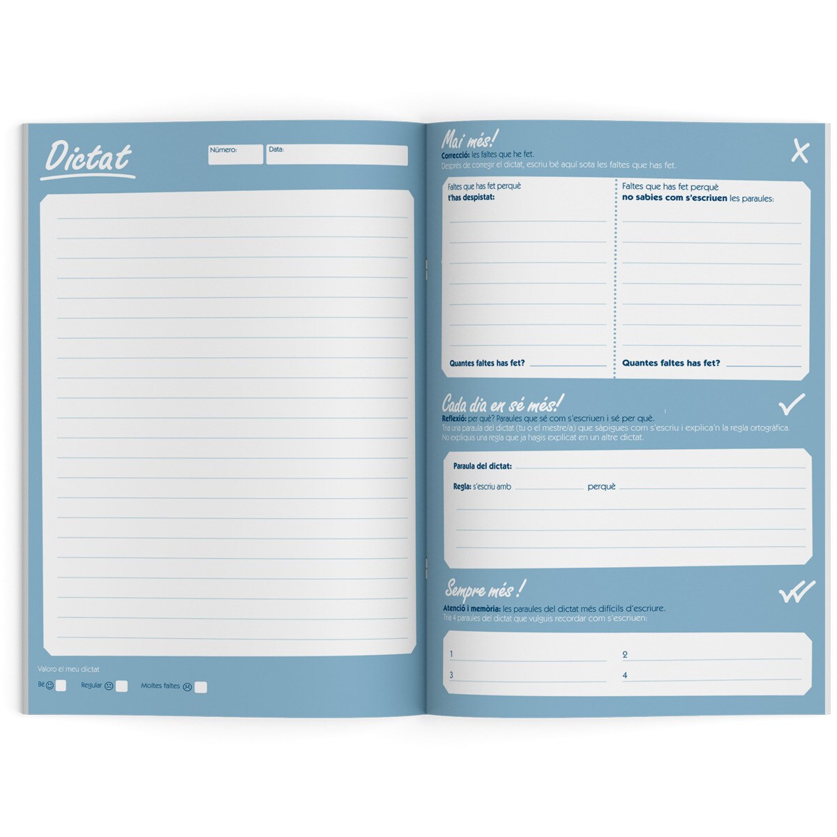 Libreta Dictados Primaria Additio Catalán 2
