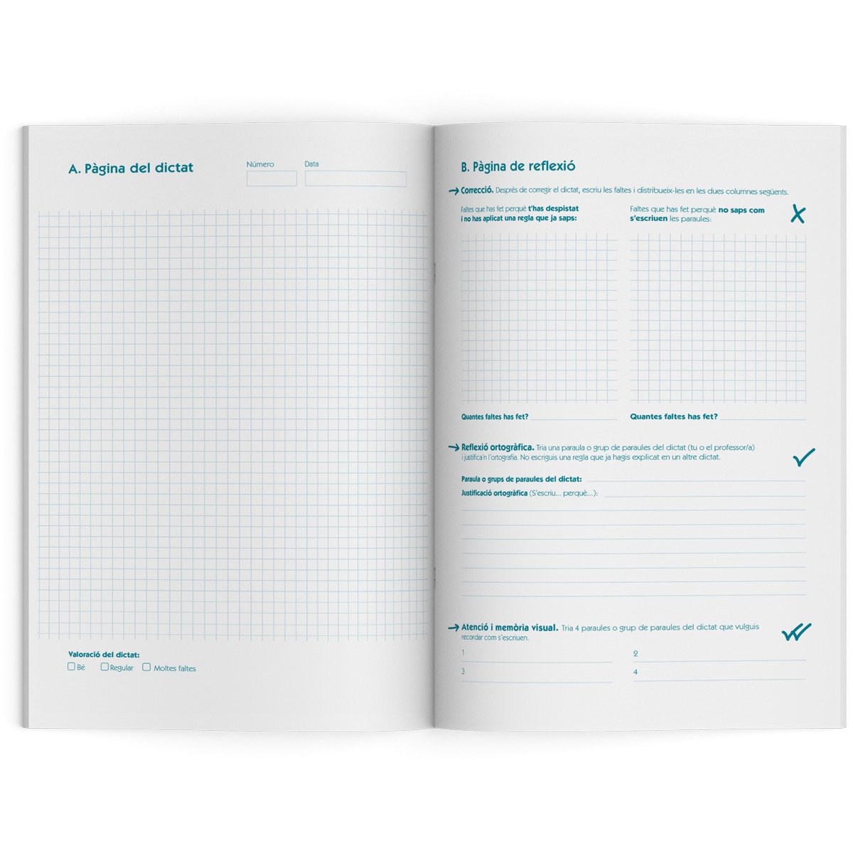 Libreta Dictados Secundaria Additio Catalán 2