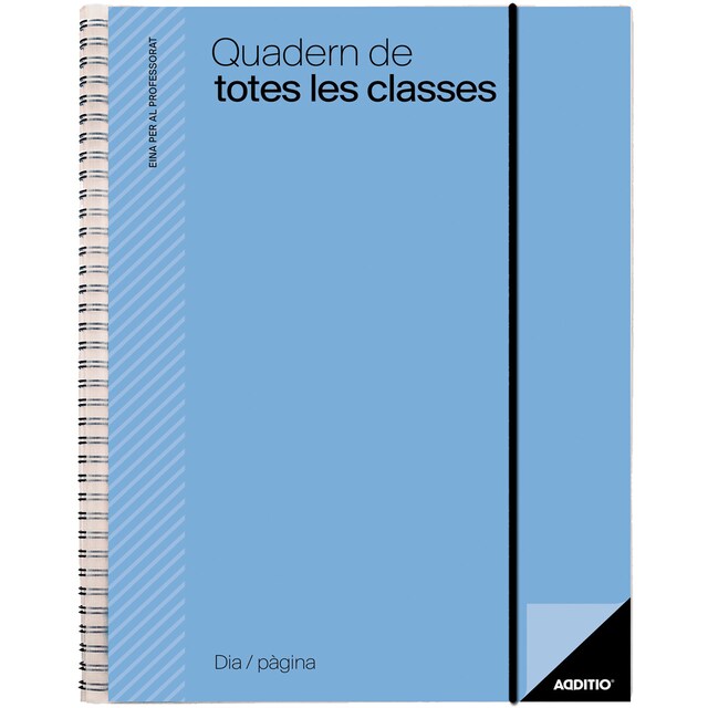 Imagen 0 de Cuaderno de Todas las Clases Día Página Additio Azul Catalán