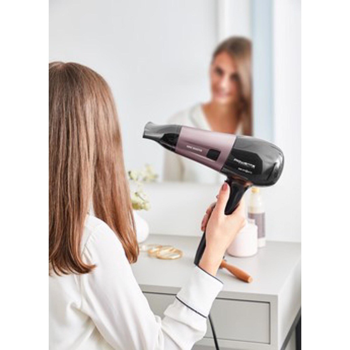 Secador de Cabelo Rowenta CV5940F0 Premium Care Powerline de 2400 W - Preto e Rosa Preto / Rosa-6