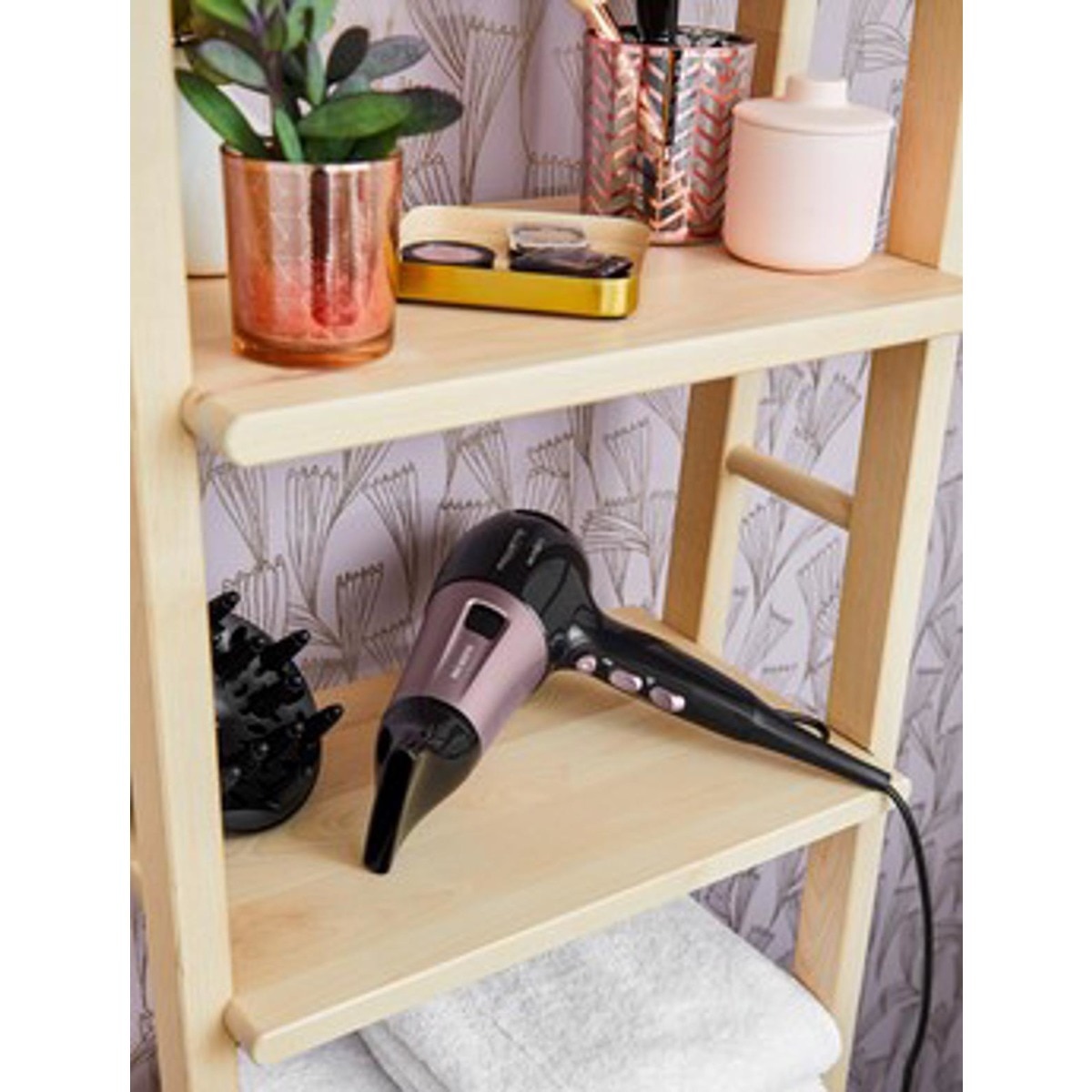 Secador de Cabelo Rowenta CV5940F0 Premium Care Powerline de 2400 W - Preto e Rosa Preto / Rosa-4