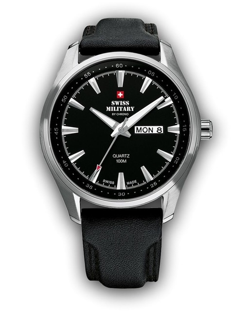 Imagem 0 de Relógio Quartzo SM34027.05 preto Swiss Military By Chrono