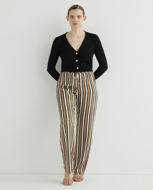 Pantalón de mujer recto con goma · Tresor · El Corte Inglés
