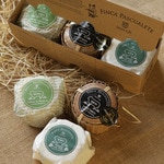Assortment of sheep's cheese mini rolls from Extremadura 3x150 g case 460 g