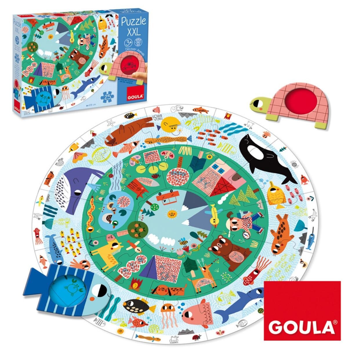 Puzzle XXL descobre Animais 2