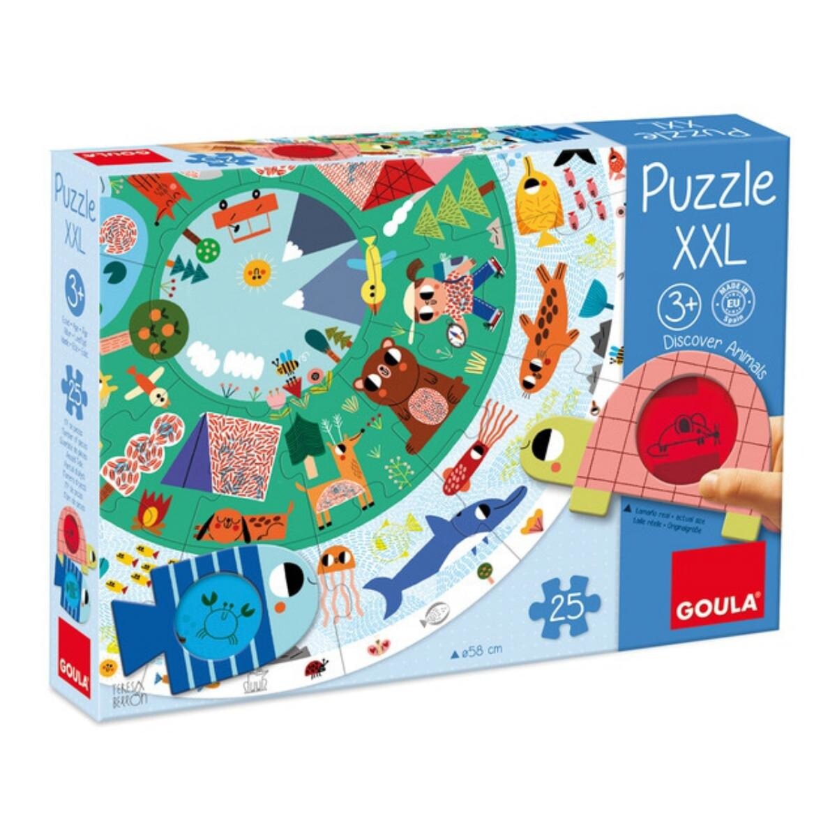 Puzzle XXL descobre Animais 1