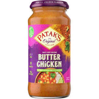 Molho Indiano Butter Chicken frasco 450 g - Patak's
