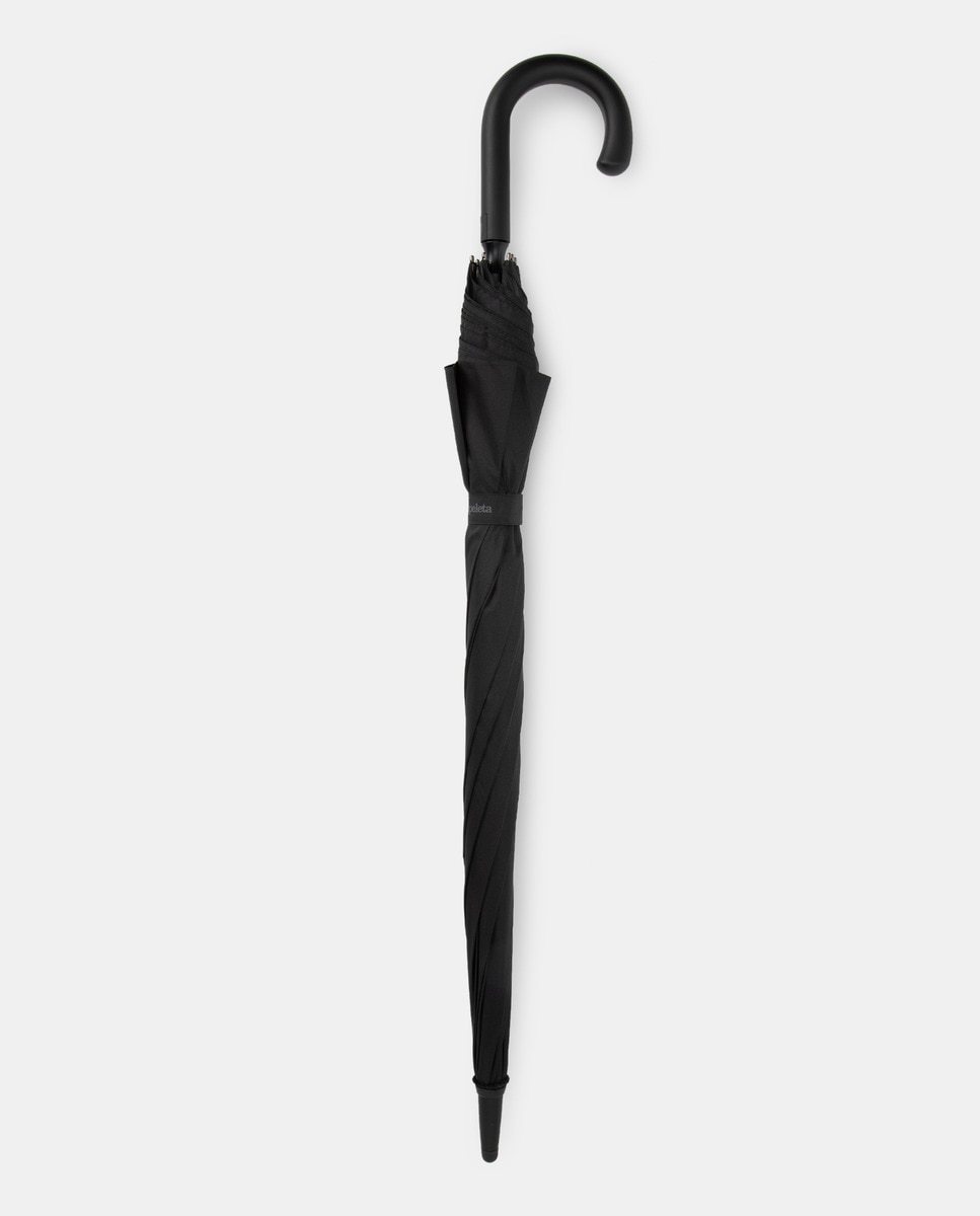 Guarda-chuva comprido automático preto liso Preto-2