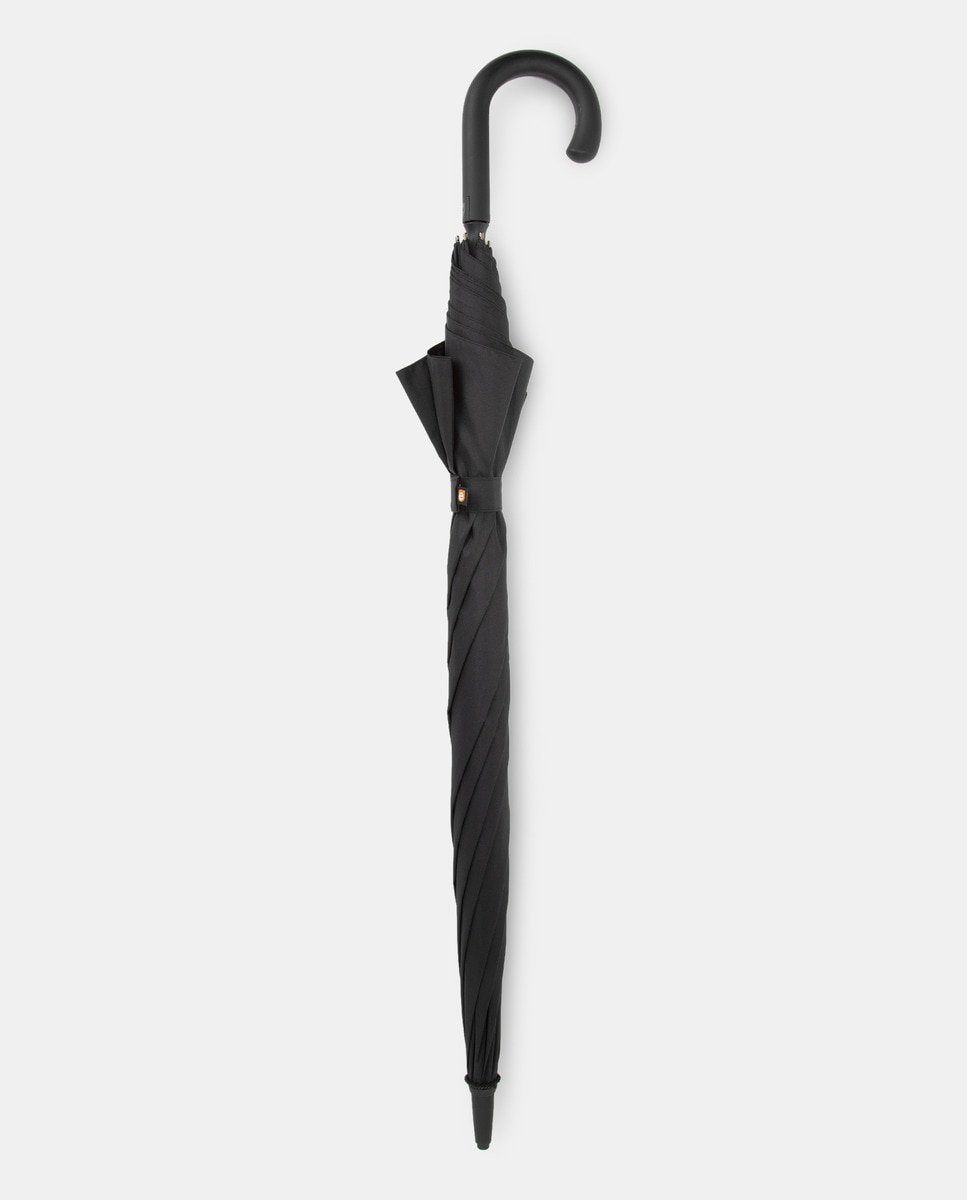 Guarda-chuva comprido automático preto liso Preto-2