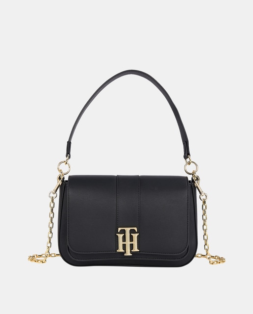 Bolso de hombro Tommy Hilfiger en negro con varias asas · Tommy Hilfiger · El  Corte Inglés