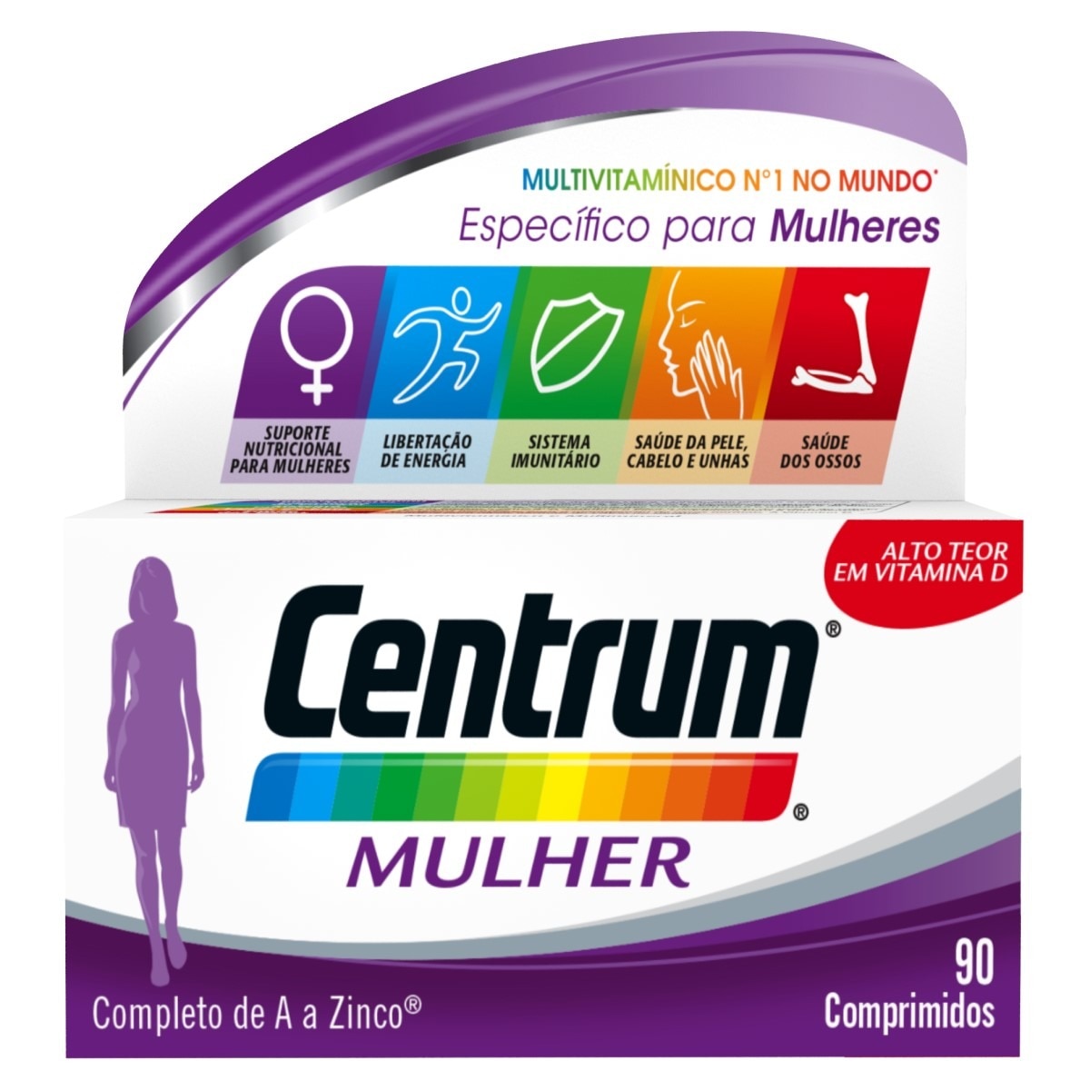 Imagem 0 de Suplemento Alimentar Centrum Mulher 90 Cápsulas Centrum