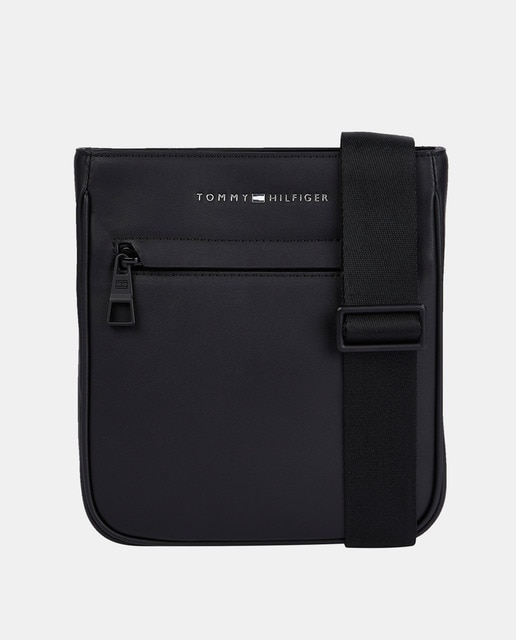 Bandolera plana de hombre Tommy Hilfiger en negro con cremallera · Tommy  Hilfiger · El Corte Inglés