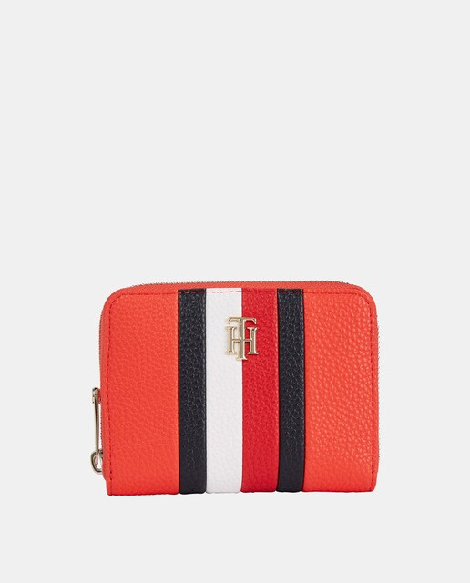 Cartera pequeña de mujer Tommy Hilfiger en rojo con cremallera · Tommy  Hilfiger · El Corte Inglés