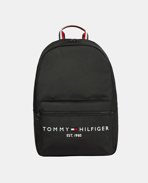 Mochila de hombre Tommy Hilfiger de tejido reciclado en negro con  cremallera · Tommy Hilfiger · El Corte Inglés