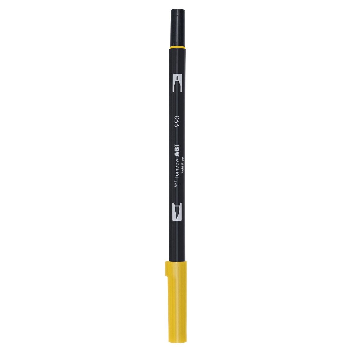 Rotulador Dual Brush ABT Doble Punta Acuarelable Tombow Chrome Orange 993 Naranja-1