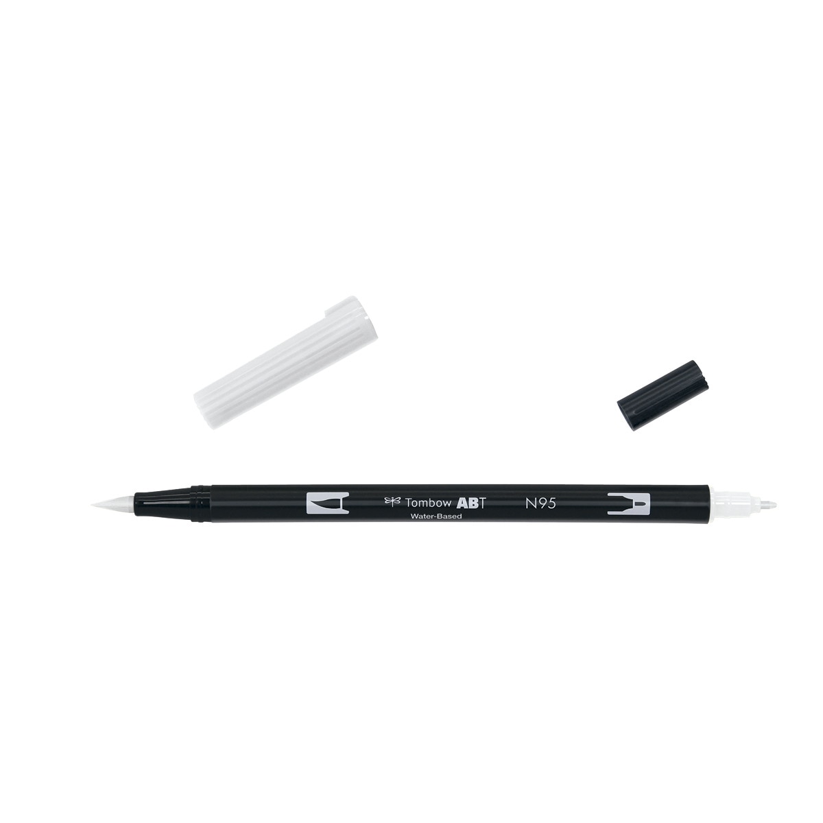 Marcador Dual Brush ABT de ponta dupla aguarelável Cool Grey 1 N95 Cinzento-2
