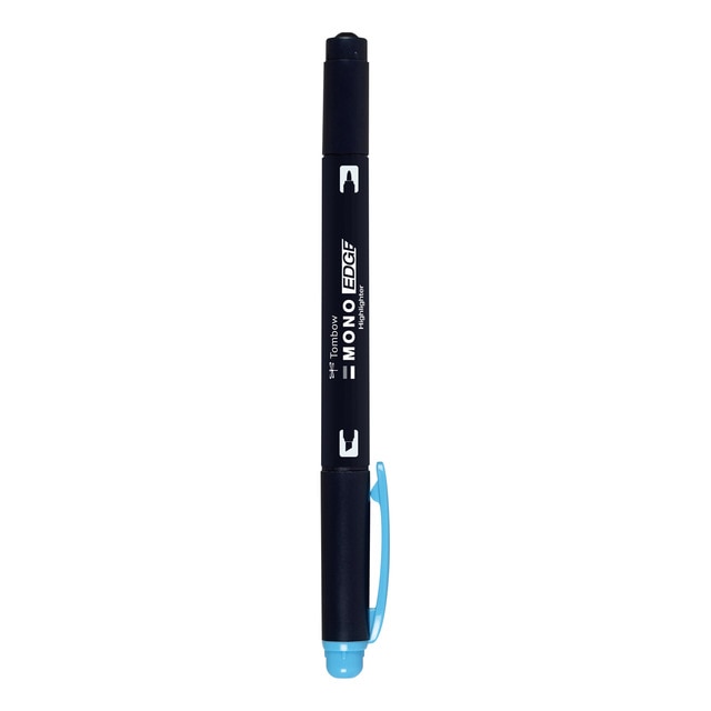 Imagen 0 de Rotulador Fluorescente MONO Edge Doble Punta Tombow Azul Cielo