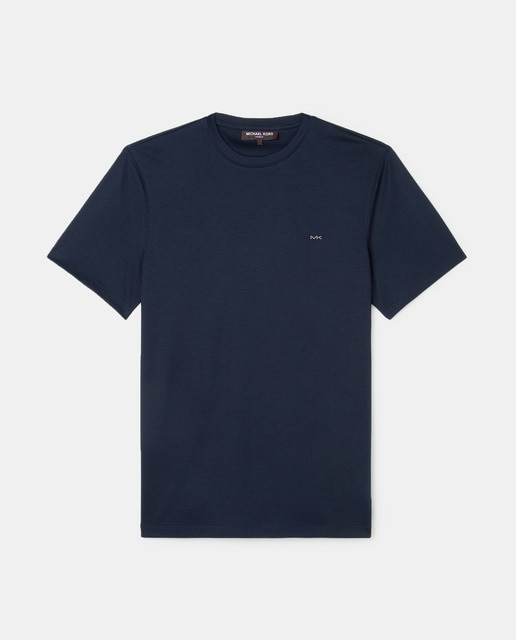 Imagem 0 de T-shirt de algodão com decote redondo