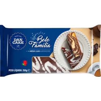 Bolo Mármore Meia Lua embalagem 350 g - Dan Cake