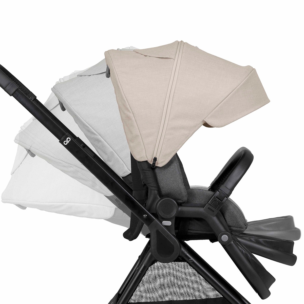 Carrinho de Passeio Duo Match 2 Optim + Alcofa Roxo-12