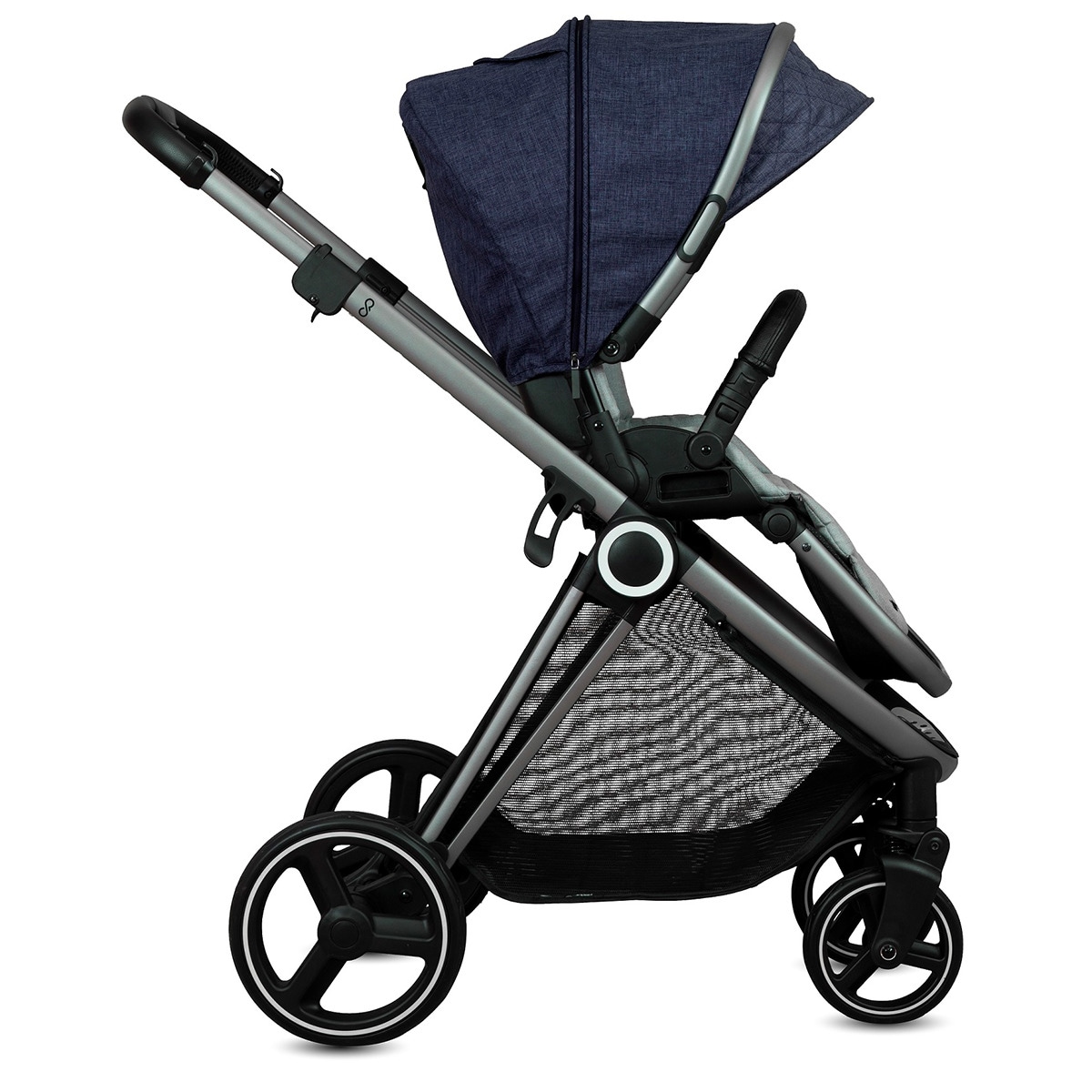 Carro de bebé trío Casualplay Match 3 Space + Capazo + Silla de coche Verai i-Size  Púrpura-14