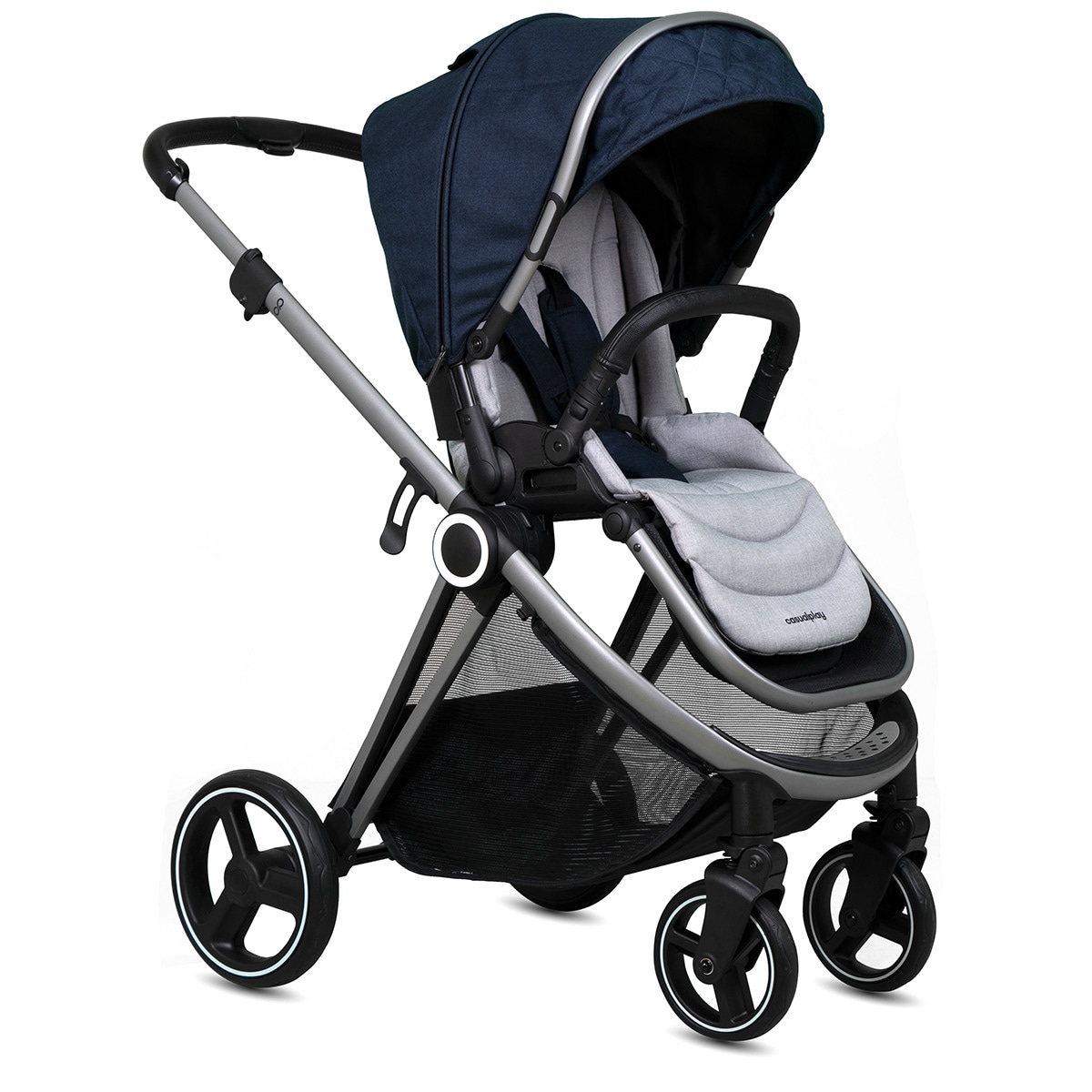 Carro de bebé trío Casualplay Match 3 Space + Capazo + Silla de coche Verai i-Size  Púrpura-13