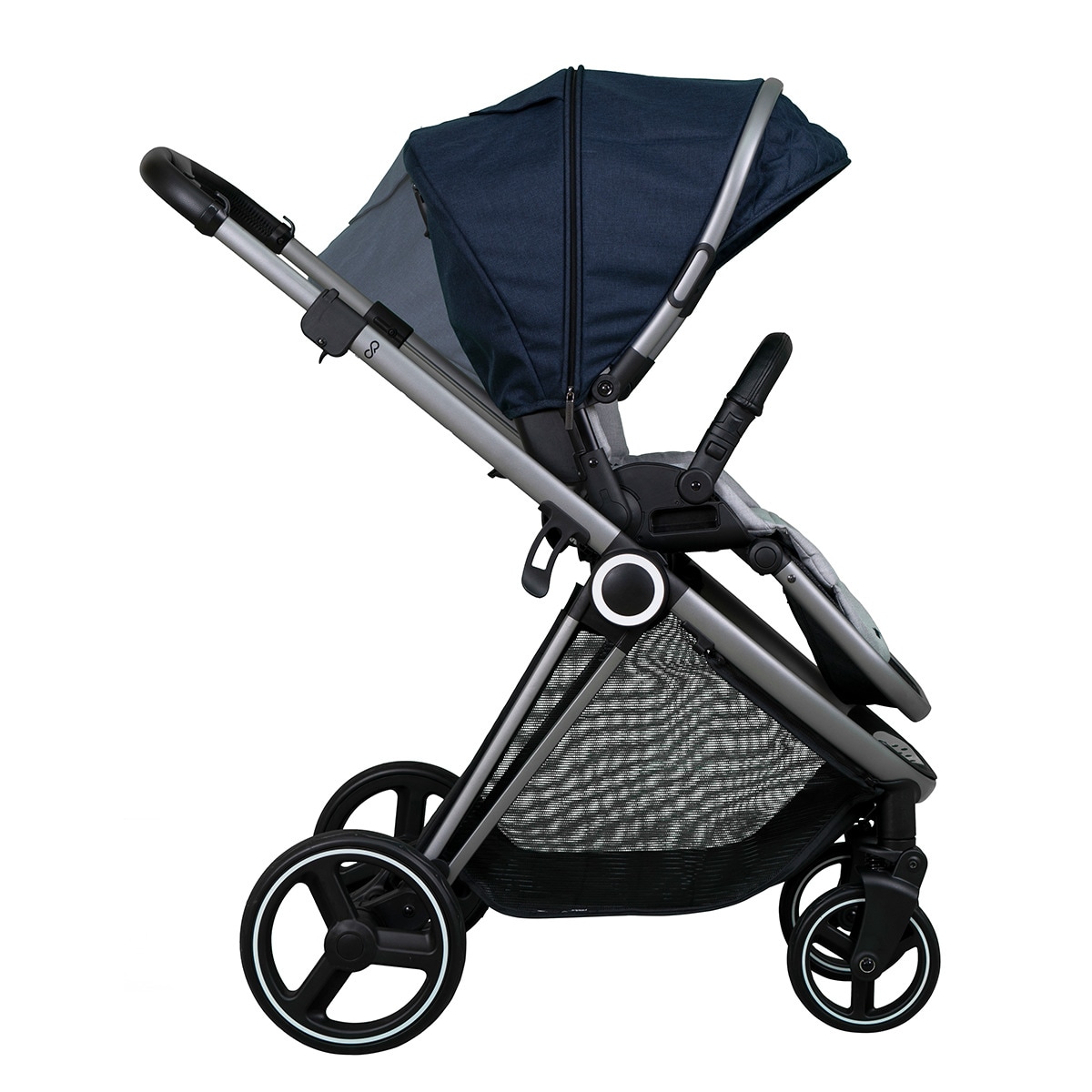 Carro de bebé trío Casualplay Match 3 Space + Capazo + Silla de coche Verai i-Size  Púrpura-11