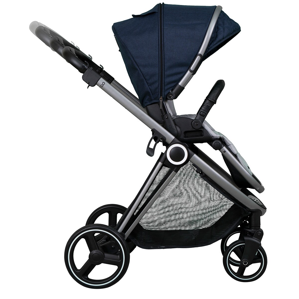 Carro de bebé trío Casualplay Match 3 Space + Capazo + Silla de coche Verai i-Size  Púrpura-9