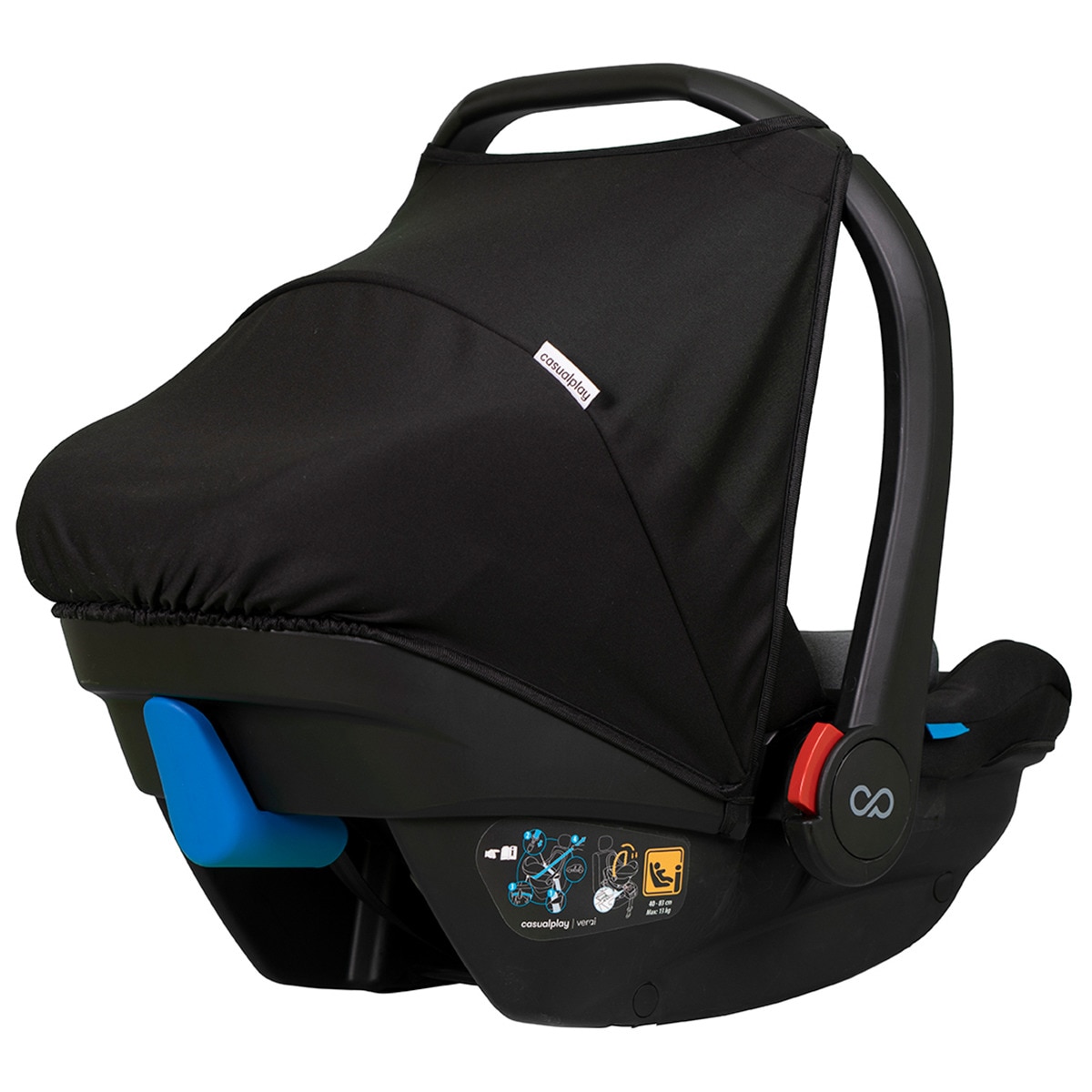 Cadeira Auto Verai i-Size, 40-83 cm Cinzento-2