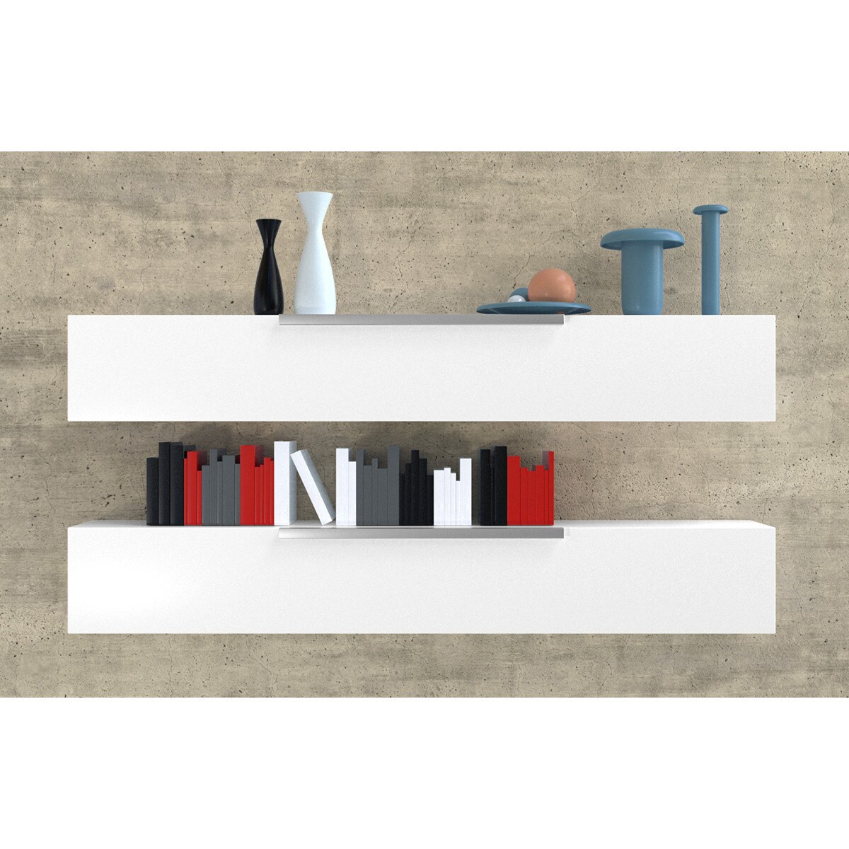 Buchas Duopower - 80 Unidades - 5x25 mm Cinzento / Vermelho-3