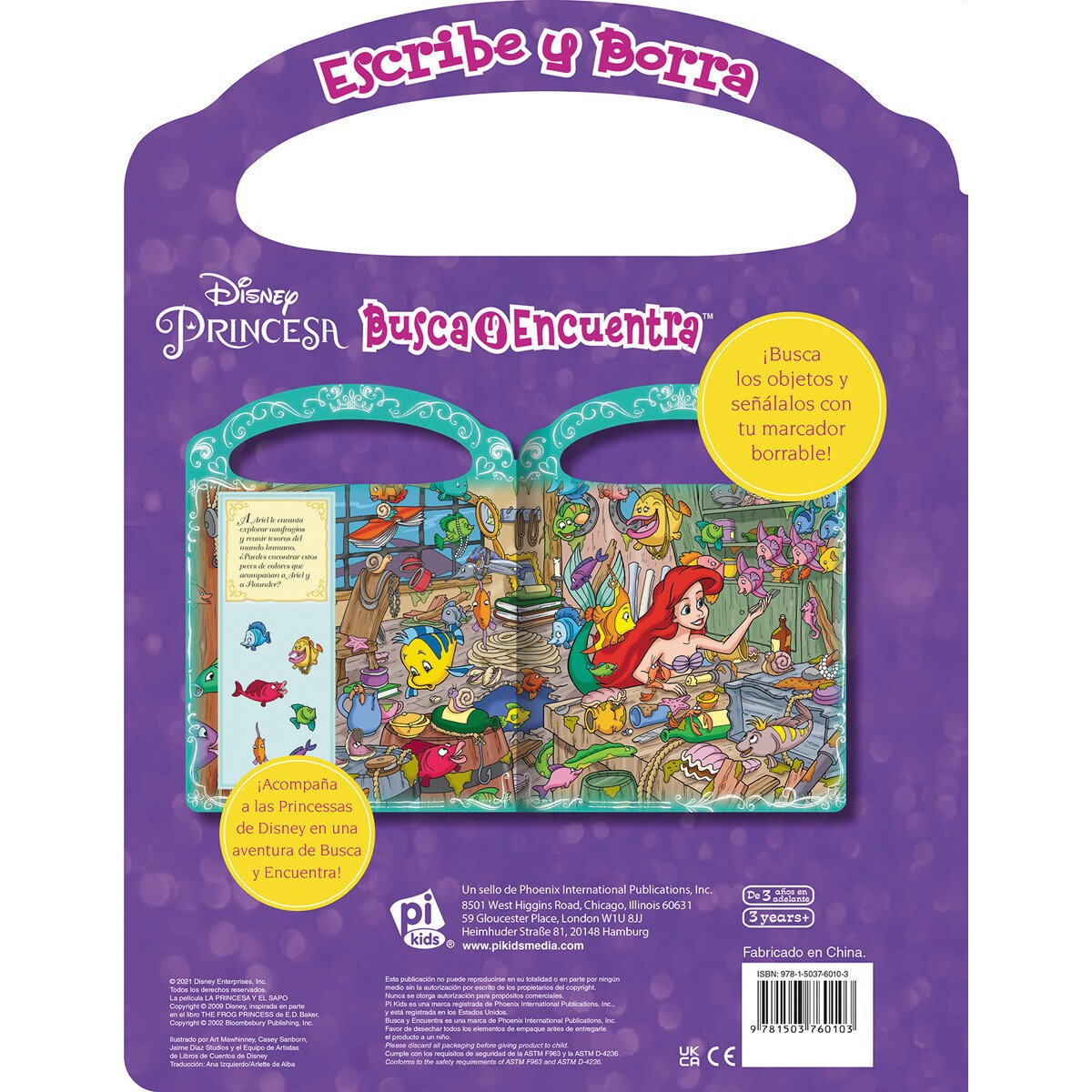 PINTAR Y BORRAR PRINCESAS WELF (Capa dura) 2