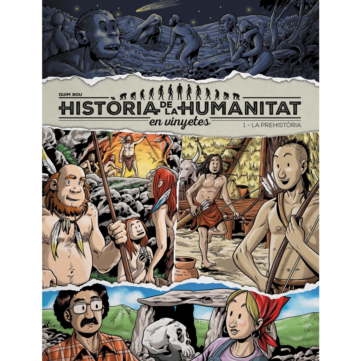 Imagem 0 de HISTÒRIA DE LA HUMANITAT EN VINYETES vol 1: PREHISTÒRIA (Capa dura)