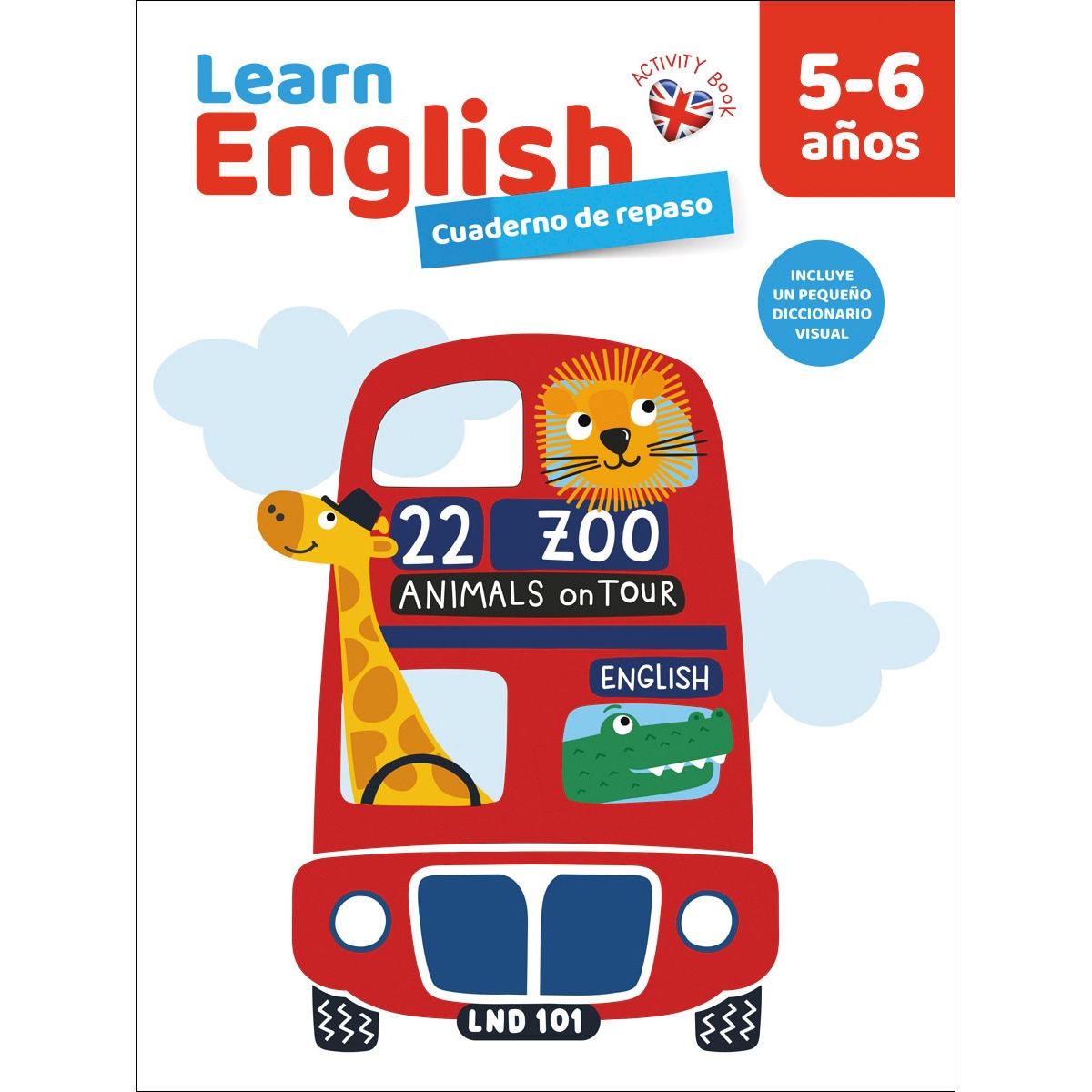 Imagen 0 de CUADERNO DE REPASO 5/6 AÑOS ENGLISH  (Tapa blanda)