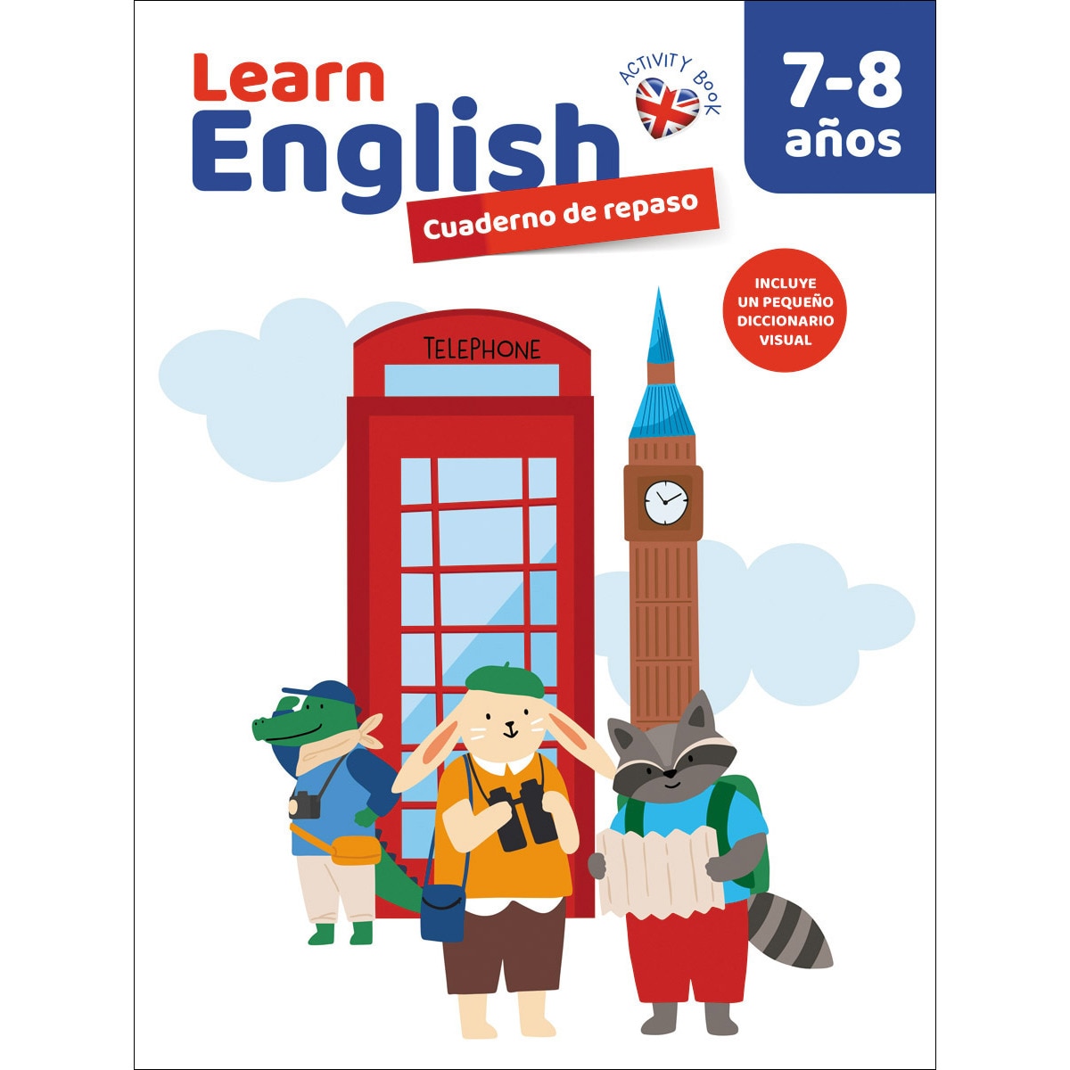 CUADERNO DE REPASO 7/8 AÑOS ENGLISH  (Tapa blanda) 1