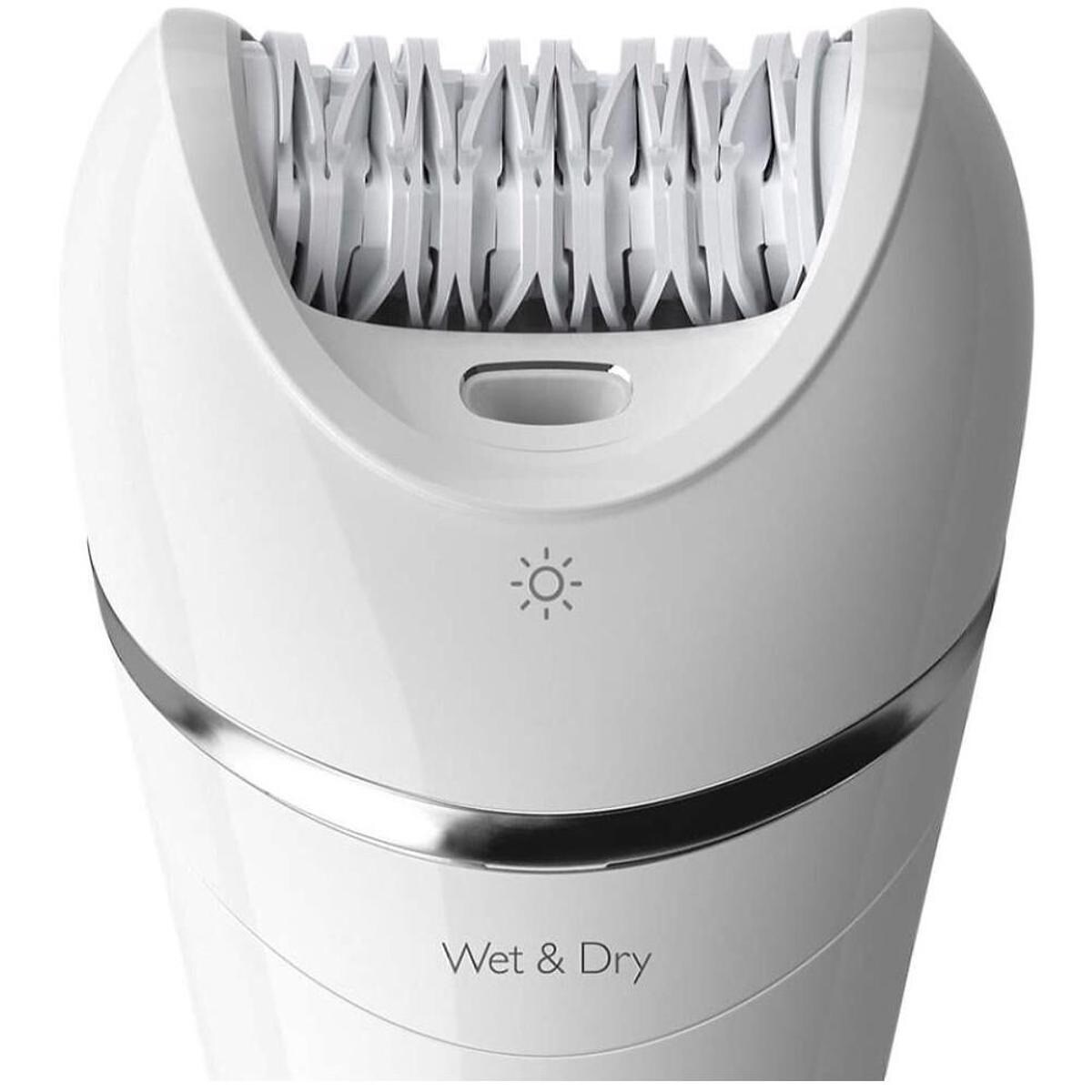 Depiladora de Arranque Philips BRE715/00 para Pernas e Corpo com 6 Acessórios e Wet&Dry - Branco Branco-5