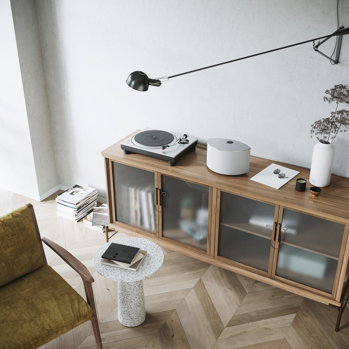 Tocadiscos Technics SL-1500CEG-S tracción directa Plata-6