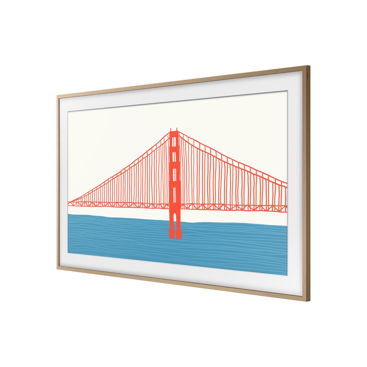 Marco para TV Samsung The Frame 2021 65" VG-SCFA65TKBXC Teca Teca-3