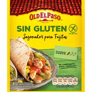 sazonador para fajitas suave sin gluten sobre 30 g - Old El Paso
