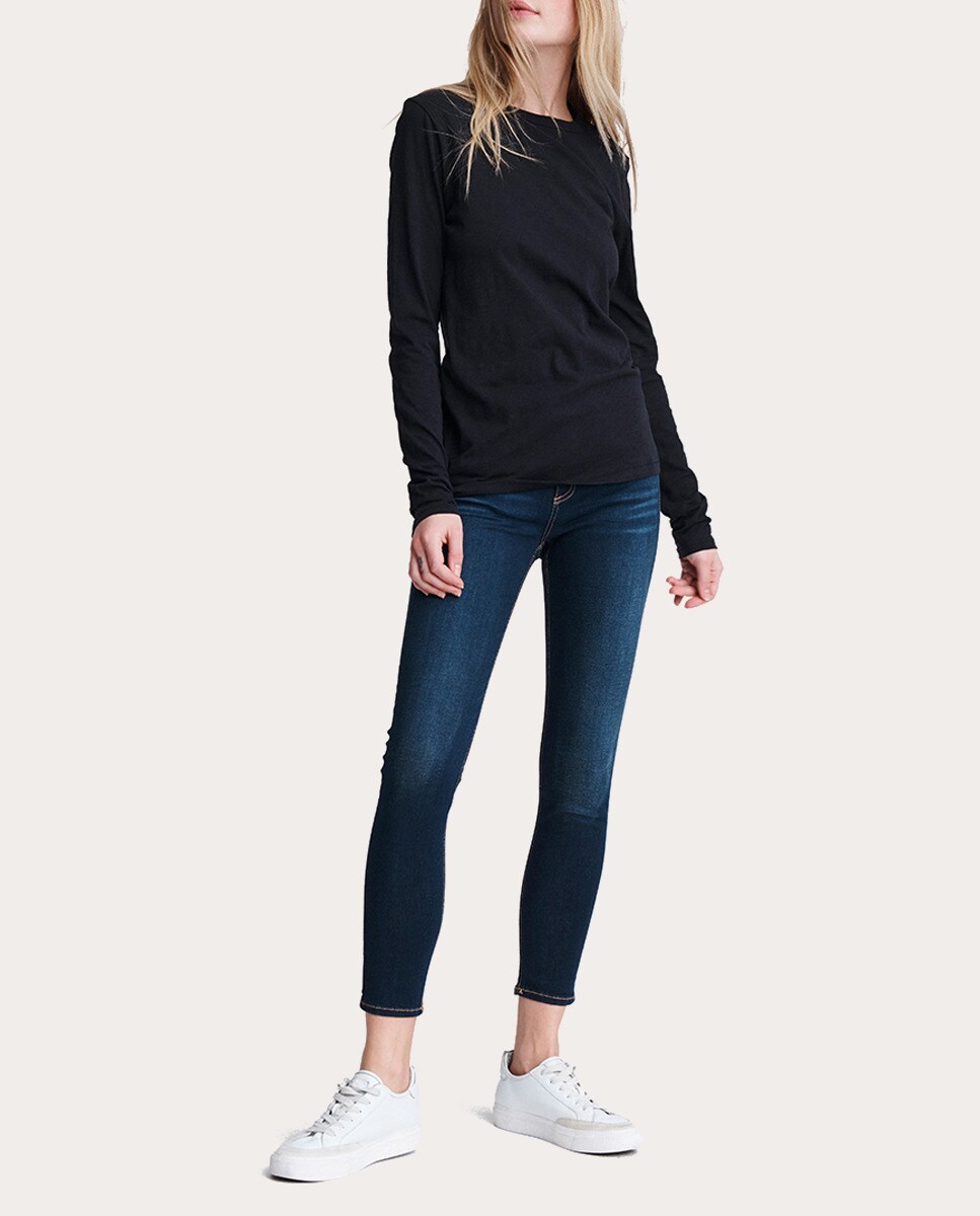 Camiseta de algodón Negro-6