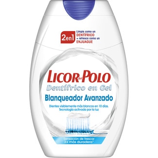pasta de dientes en gel blanqueador avanzado 2 en 1 bote 75 ml - Licor Del Polo