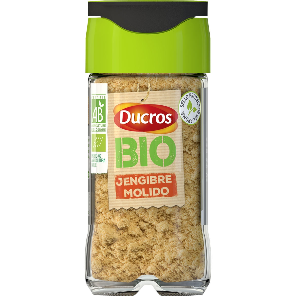 jengibre molido ecológico frasco 32 g