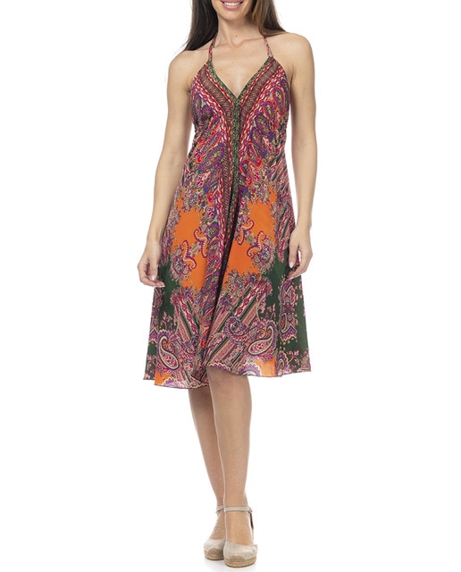 Imagen 0 de Vestido estampado corto