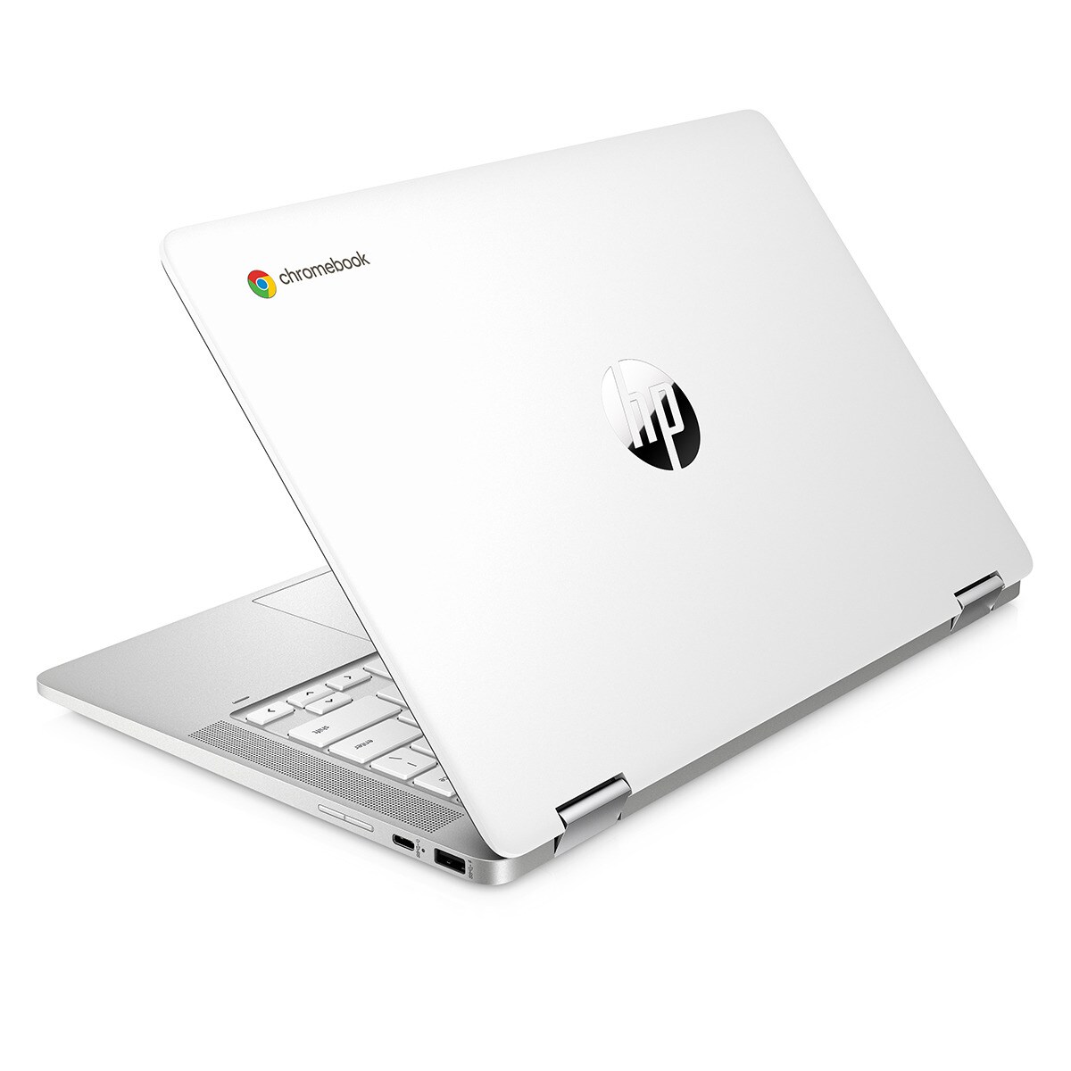 Chromebook convertible 2 en 1 HP 14a-ca0001ns, Celeron, 4GB, 64GB eMMC, 14", ChromeOS Blanco-4
