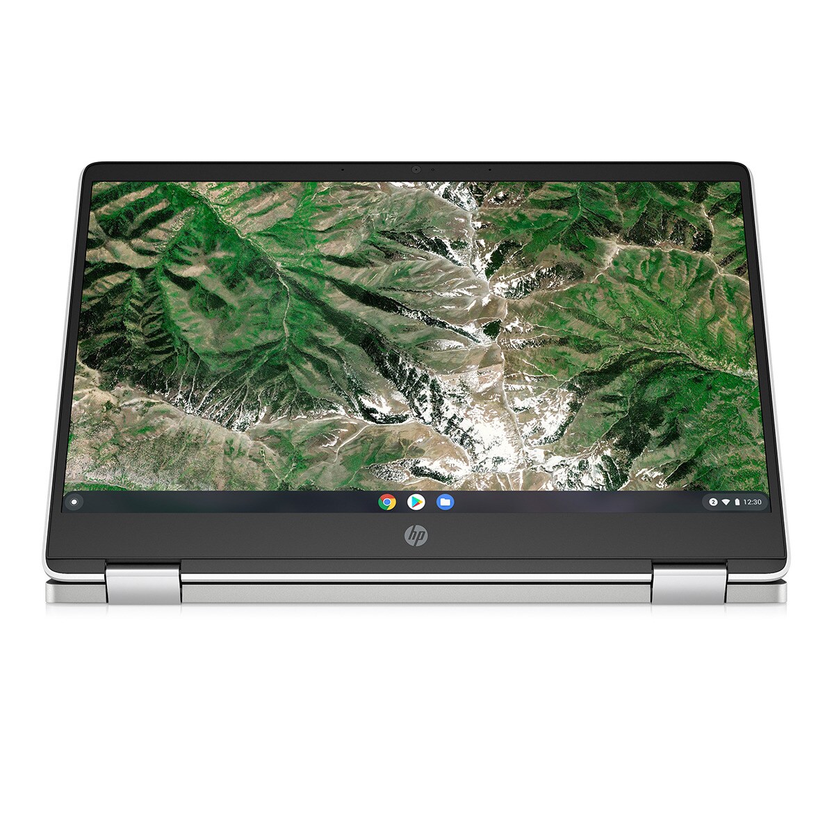 Chromebook convertible 2 en 1 HP 14a-ca0001ns, Celeron, 4GB, 64GB eMMC, 14", ChromeOS Blanco-3