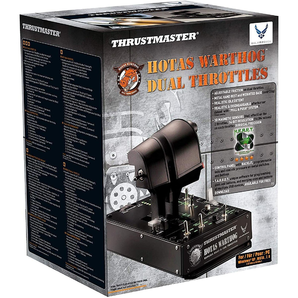 Comando de Potência Thrustmaster HOTAS Warthog Dual Throttles Preto-3