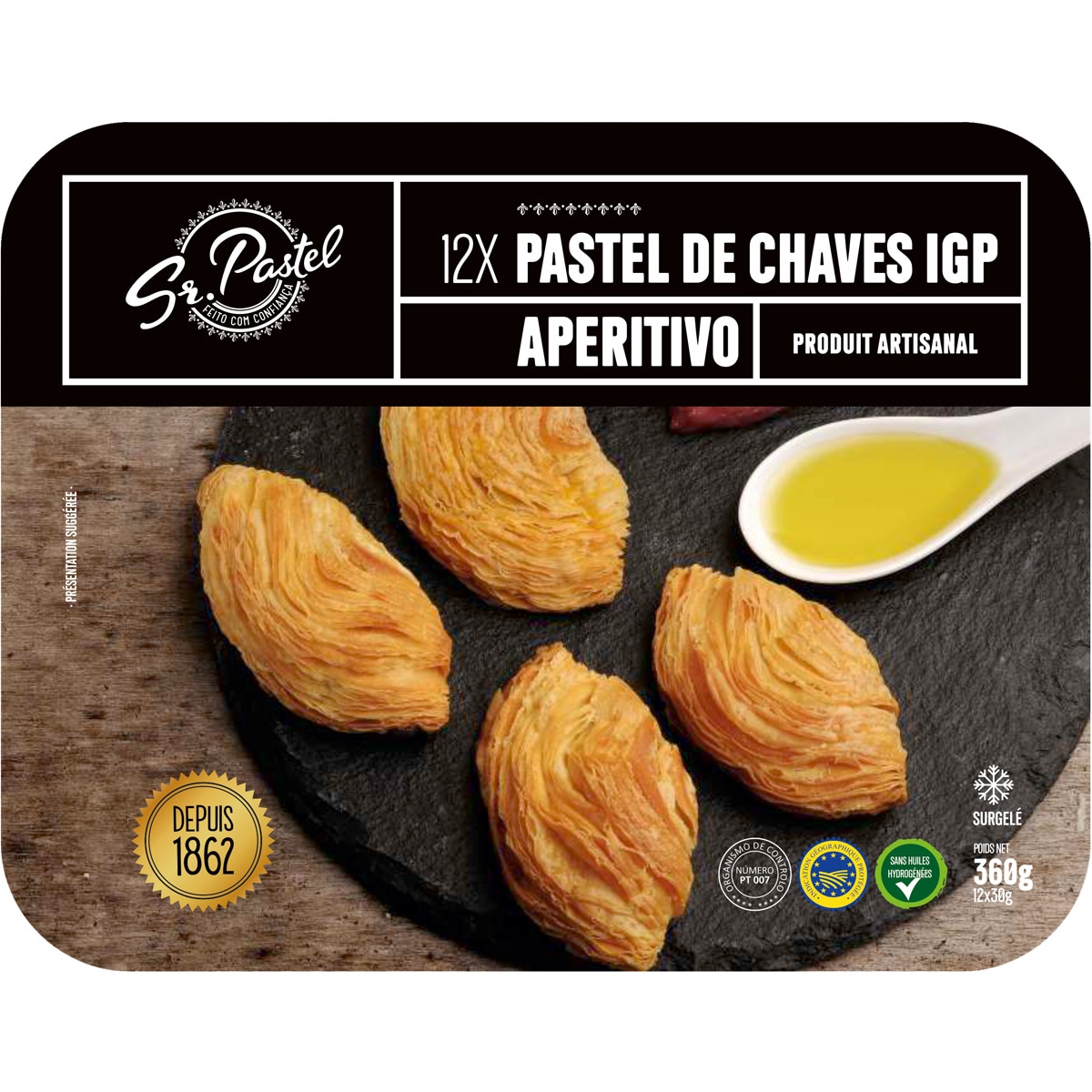 Mini Pastel de Chaves 12 Unidades embalagem 360 g
