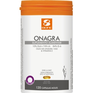 Óleo de Onagra 1200 mg embalagem 120 cápsulas - Biofil