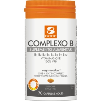 Complexo B embalagem 70 cápsulas - Biofil