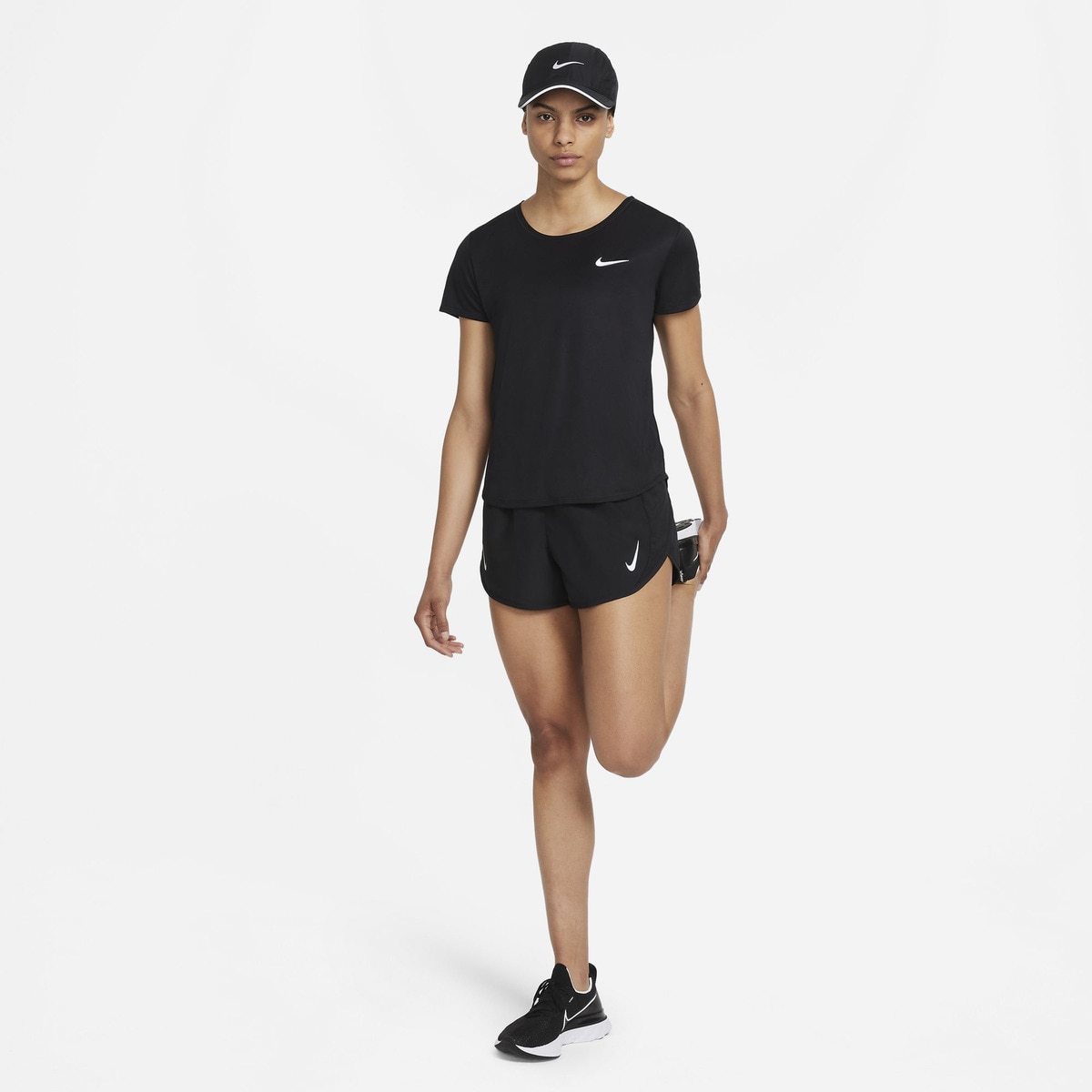 Calções Dri-FIT Tempo Race Preto / Cinzento-8