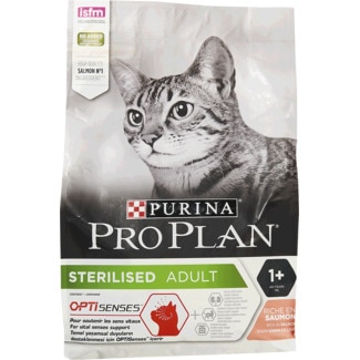 Ração para Gato Esterilizado Adulto 1+ Anos de Salmão embalagem 3 kg - Purina Pro Plan